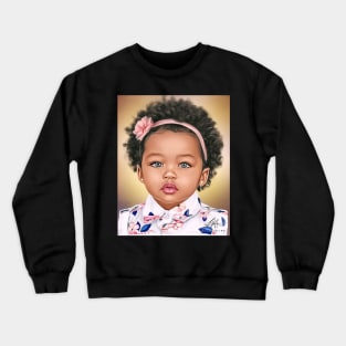 Digital Green Eyed Baby Crewneck Sweatshirt